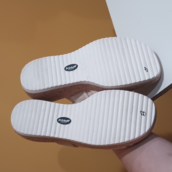 Dr Scholl's tan cork wedge heel size 8m - Picture 9 of 9